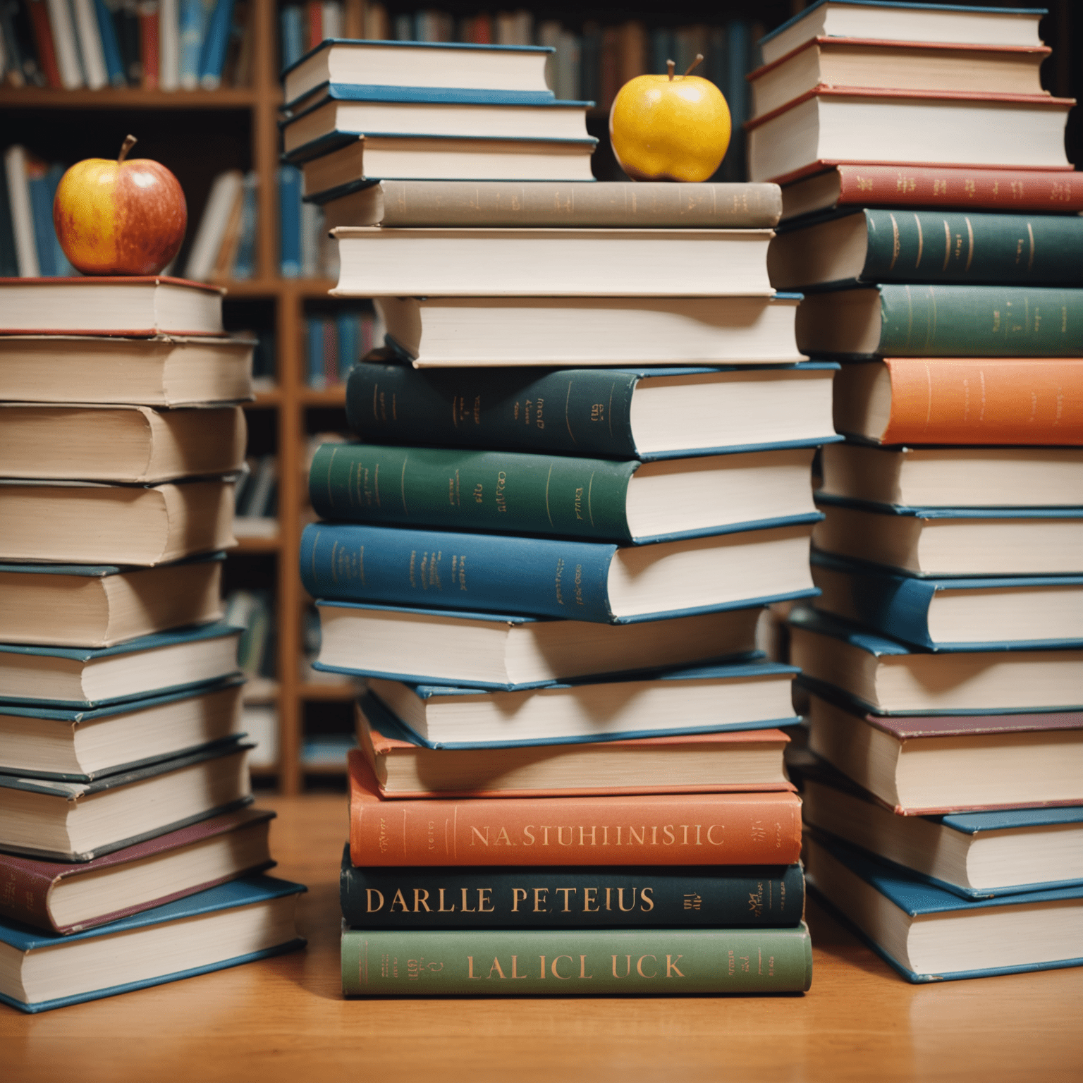 A stack of textbooks on various subjects including mathematics, science, and literature, representing the diverse range of educational materials available in our resource library